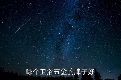 哪個衛(wèi)浴五金的牌子好