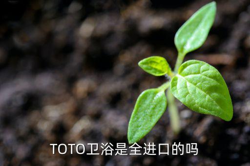TOTO衛(wèi)浴是全進(jìn)口的嗎
