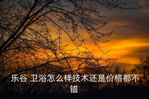 樂谷衛(wèi)浴十大品牌瓷磚推薦,樂尚衛(wèi)浴是十大品牌嗎