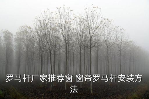 羅馬桿廠家推薦窗 窗簾羅馬桿安裝方法