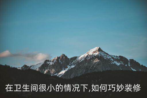 在衛(wèi)生間很小的情況下,如何巧妙裝修