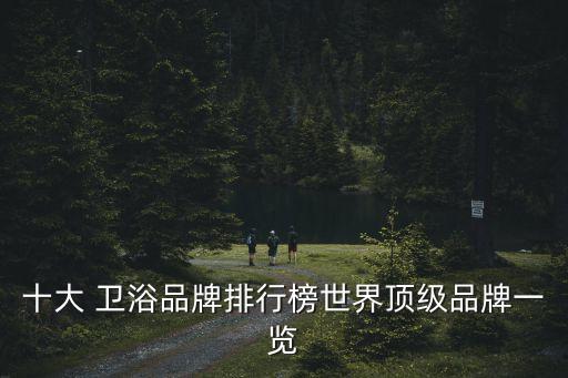 高檔衛(wèi)浴品牌介紹設計,進口高檔衛(wèi)浴品牌有哪些