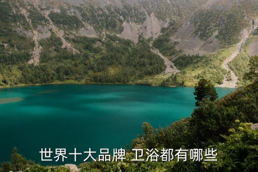 世界十大品牌 衛(wèi)浴都有哪些