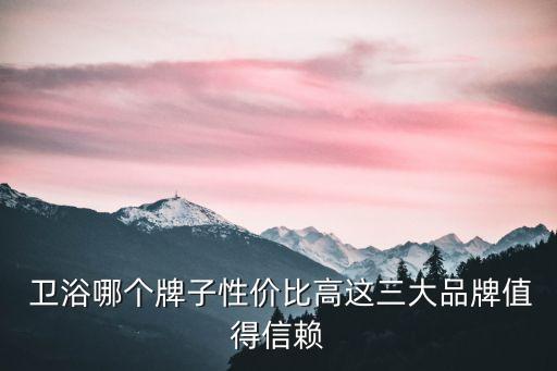 品牌衛(wèi)浴特價質(zhì)量怎么樣,kopo衛(wèi)浴品牌的質(zhì)量怎么樣