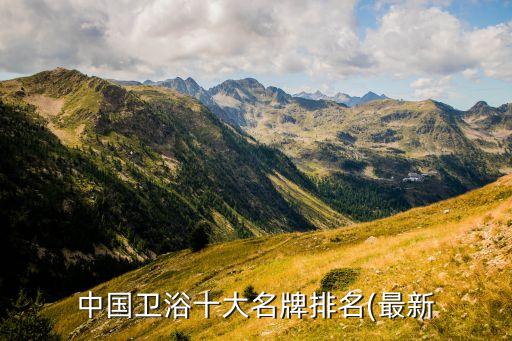 中國衛(wèi)浴十大名牌排名(最新