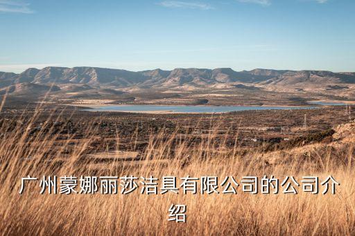  廣州蒙娜麗莎潔具有限公司的公司介紹