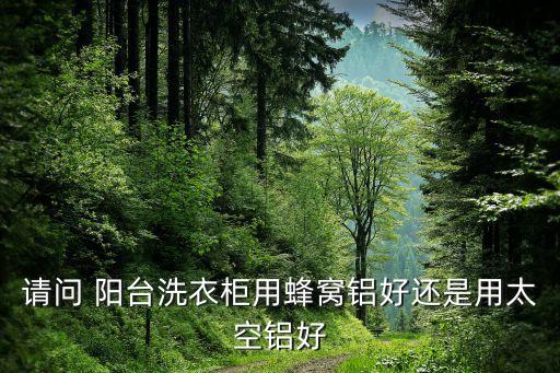 請問 陽臺洗衣柜用蜂窩鋁好還是用太空鋁好