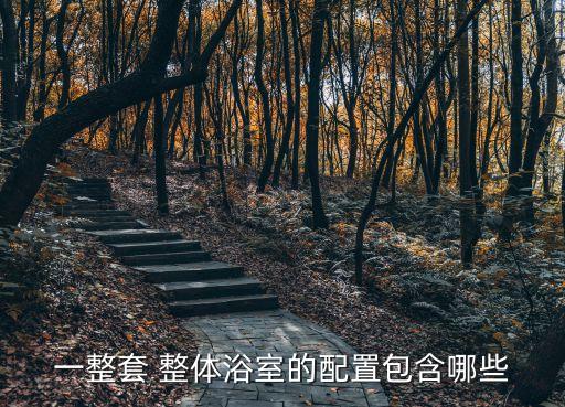 一整套 整體浴室的配置包含哪些