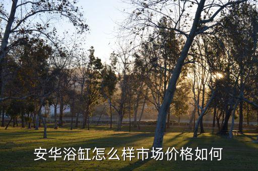 安華浴缸怎么樣市場(chǎng)價(jià)格如何