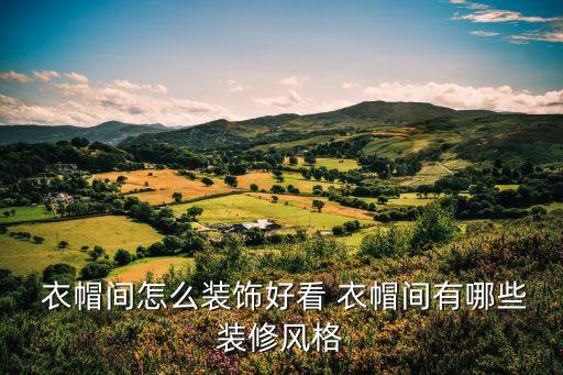  衣帽間怎么裝飾好看 衣帽間有哪些裝修風(fēng)格