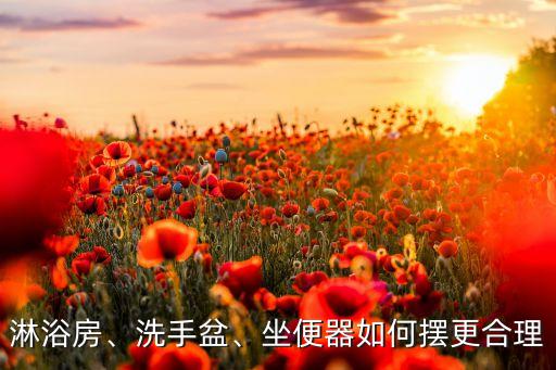 淋浴房、洗手盆、坐便器如何擺更合理