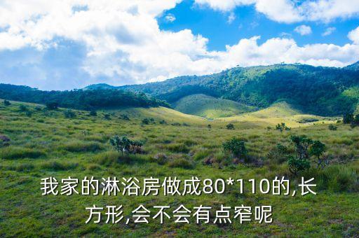 我家的淋浴房做成80*110的,長方形,會(huì)不會(huì)有點(diǎn)窄呢
