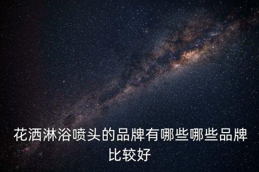 水暖衛(wèi)浴花灑增壓推薦品牌