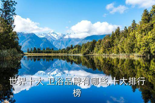 世界十大 衛(wèi)浴品牌有哪些,十大排行榜