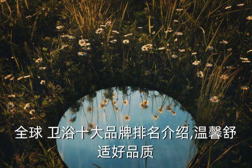 全球 衛(wèi)浴十大品牌排名介紹,溫馨舒適好品質(zhì)