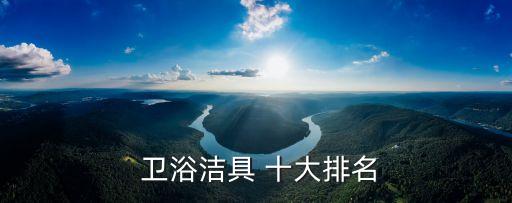  衛(wèi)浴潔具 十大排名