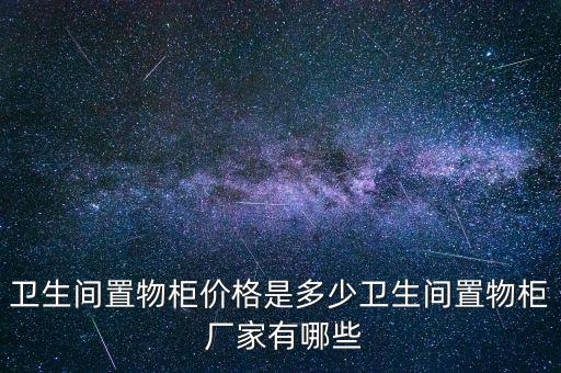 衛(wèi)生間置物柜價(jià)格是多少衛(wèi)生間置物柜 廠家有哪些