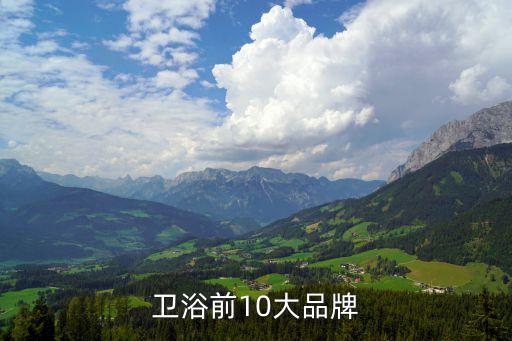 中國衛(wèi)浴前10大品牌