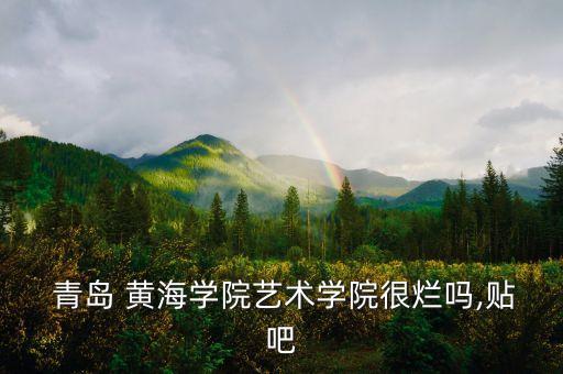 青島 黃海學(xué)院藝術(shù)學(xué)院很爛嗎,貼吧
