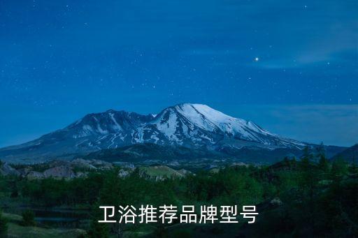 騰宇衛(wèi)浴推薦品牌型號