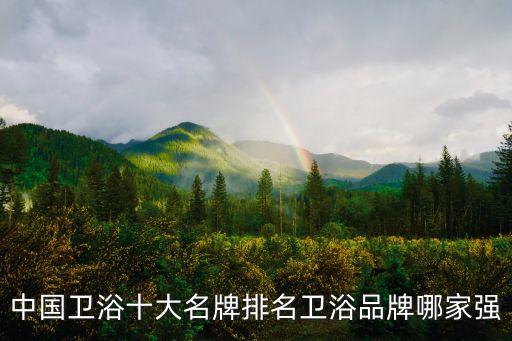 中國衛(wèi)浴十大名牌排名衛(wèi)浴品牌哪家強