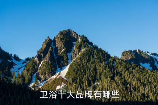  衛(wèi)浴十大品牌有哪些