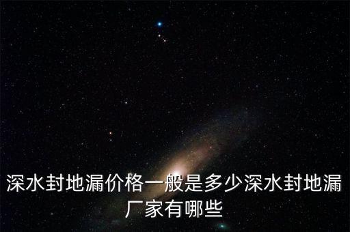 深水封地漏價格一般是多少深水封地漏廠家有哪些
