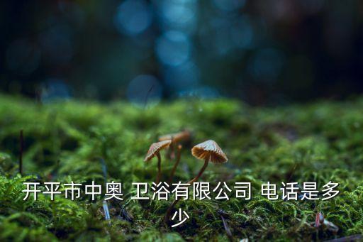 開平市中奧 衛(wèi)浴有限公司 電話是多少