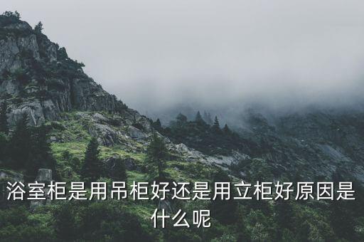 浴室柜是用吊柜好還是用立柜好原因是什么呢