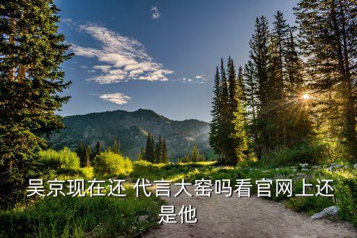  吳京現(xiàn)在還 代言大窯嗎看官網(wǎng)上還是他