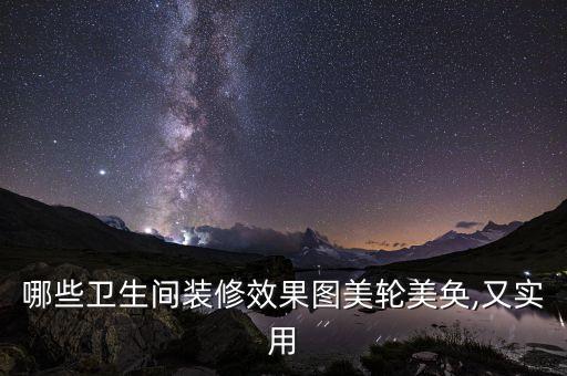 哪些衛(wèi)生間裝修效果圖美輪美奐,又實(shí)用