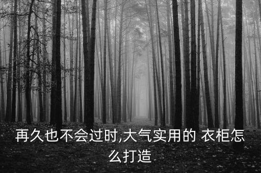 再久也不會過時,大氣實(shí)用的 衣柜怎么打造
