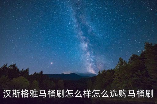 漢格斯衛(wèi)浴是品牌嗎