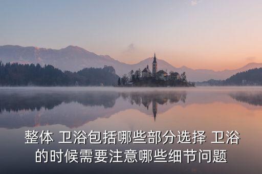  整體 衛(wèi)浴包括哪些部分選擇 衛(wèi)浴的時(shí)候需要注意哪些細(xì)節(jié)問(wèn)題