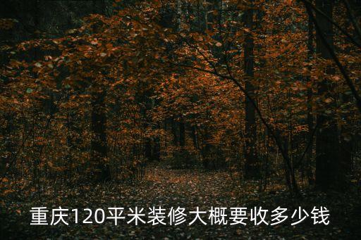 重慶120平米裝修大概要收多少錢