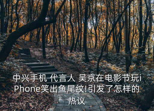 中興手機(jī) 代言人 吳京在電影節(jié)玩iPhone笑出魚尾紋!引發(fā)了怎樣的熱議