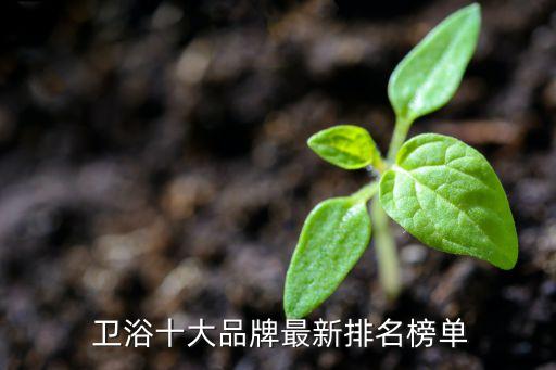  衛(wèi)浴十大品牌最新排名榜單