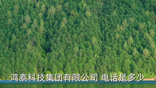 鴻泰科技集團(tuán)有限公司 電話是多少