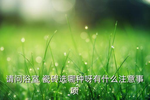 請(qǐng)問浴室 瓷磚選哪種呀有什么注意事項(xiàng)