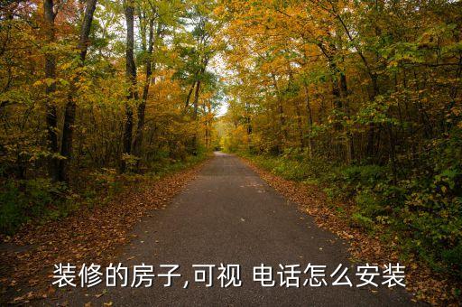裝修的房子,可視 電話怎么安裝