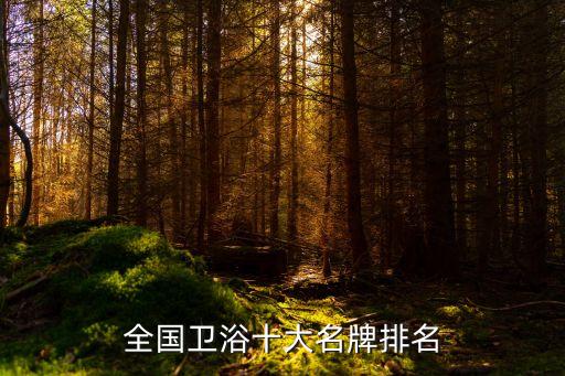 全國衛(wèi)浴十大名牌排名