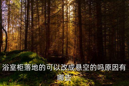 浴室柜落地的可以改成懸空的嗎原因有哪些