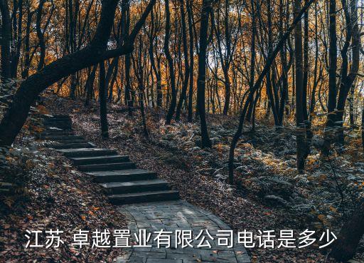 江蘇 卓越置業(yè)有限公司電話是多少