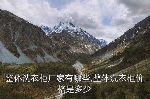 整體洗衣柜廠家有哪些,整體洗衣柜價格是多少