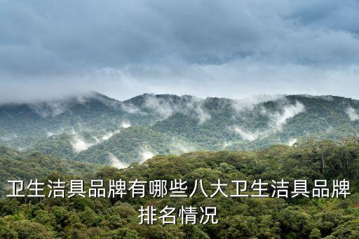 衛(wèi)生潔具品牌有哪些八大衛(wèi)生潔具品牌排名情況