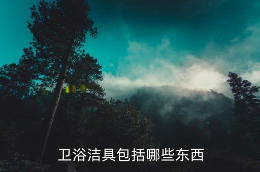  衛(wèi)浴潔具包括哪些東西