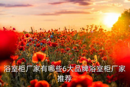浴室柜廠家有哪些6大品牌浴室柜廠家推薦