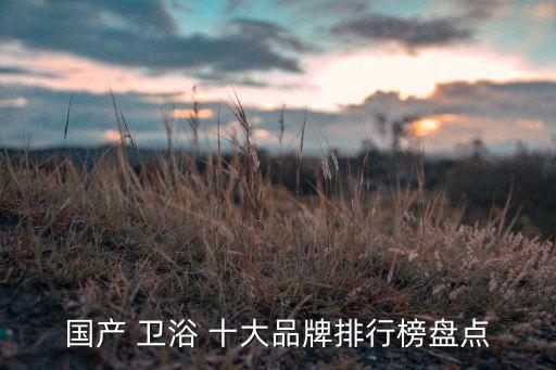 國產(chǎn) 衛(wèi)浴 十大品牌排行榜盤點(diǎn)