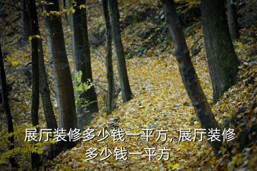  展廳裝修多少錢一平方, 展廳裝修多少錢一平方