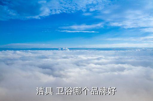 衛(wèi)浴該選品牌嗎,衛(wèi)浴品牌排行榜前十名